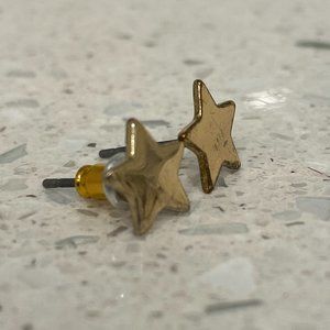 Gold Star Stud Earrings